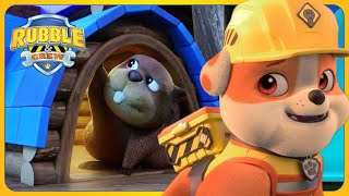 Rubble Builds a Beaver Home and MORE  Rubble and Crew  Cartoons for Kids [upl. by Natsyrt414]