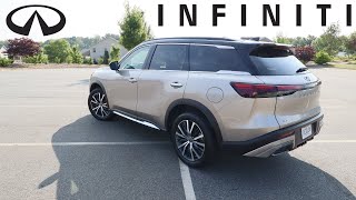 2023 Infiniti QX60 Autograph AWD  Point Of View Walkaround Test Drive and Review [upl. by Leirej]