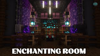 Ultimate Minecraft Enchantment Room  Step by Step Build Guide [upl. by Ennywg]