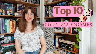 Top 10 Solo Boardgames [upl. by Eikcin]