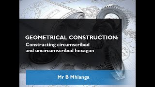 Constructing a hexagon circumscribed amp uncircumscribed hexagon [upl. by Noak]