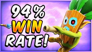 94 WIN RATE BROKEN LOG BAIT DECK — Clash Royale [upl. by Jana]