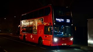 FULL ROUTE VISUAL  Route 321  New Cross Gate  Foots Cray Tesco  EH7 SN61 BLK [upl. by Dlaniger]