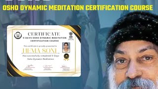 Osho Dynamic Meditation Camp  Shubham Patidar [upl. by Channing]