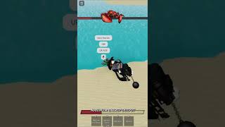 small crab shenanigans roblox tsb thestrongestbattlegrounds crab [upl. by Inaluiak]