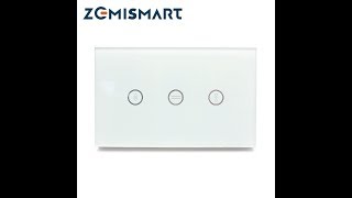 Interruttore Zemismart softtouch wifi per tende e tapparelle [upl. by Eednahs]