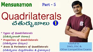 Mensuration Part  5 I Areas amp Perimeters of Quadrilaterals I All Concepts I Ramesh Sir Maths Class [upl. by Medovich]