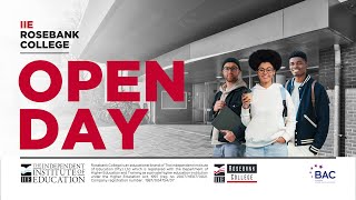 IIE Rosebank College Open Day  September 2024 [upl. by Idzik]