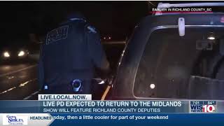 Live PD returning to Richland County Sheriffs Department [upl. by Kawai]