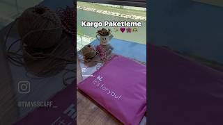 Kargo paketleme 🫶 eşarp fashion tesettür hijabstyle [upl. by Llerud]