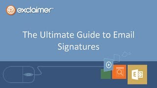 The Ultimate Guide to Email Signatures [upl. by Merton]