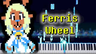 Ferris Wheel  Deltarune Piano Tutorial [upl. by Tanny]