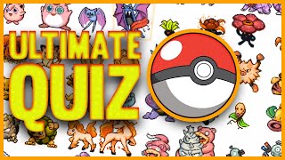 THE ULTIMATE Gen 1 POKEMON QUIZ [upl. by Pembrook]