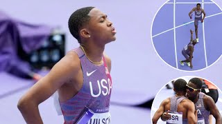 16yearold Quincy Wilson makes history after US gold in 4x400 relays [upl. by Anik]