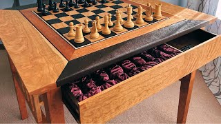 DELUXE Chess Table Build [upl. by Amann979]