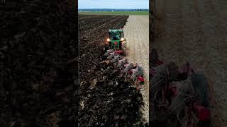 Drone Labour maïs Bio John Deere 8200 Gregoire Besson Québec Canada Christian Houle music country [upl. by Rae]