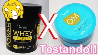 Máscara Whey Fit Cream X Máscara OM Yenzah  Shampoo Detox [upl. by Combes]