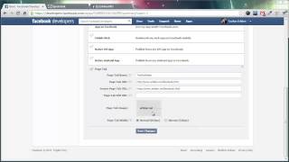 Facebook Sayfalarında Tab Uygulaması Oluşturmak [upl. by Elison763]