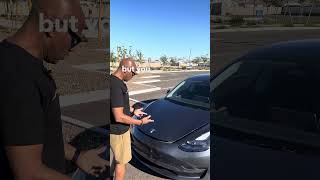 Attempting to Drive a Tesla Model 3 With The Frunk Open tesla shorts [upl. by Eam575]