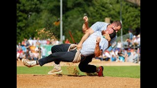 Sensation am Nordwestschweizer Schwingfest Hersche bodigt Aeschbi und feiert ersten Kranzfestsieg [upl. by Lal]