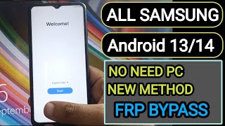 All Samsung Galaxy Frp Bypass without pc android 121314 New Method [upl. by Shulins]