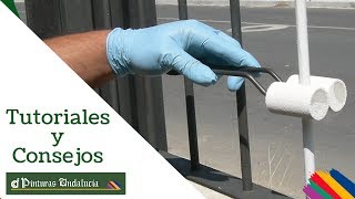 Cómo pintar verjas y barandillas en la mitad de tiempo  Pinturas Andalucía [upl. by Adnwahsor303]