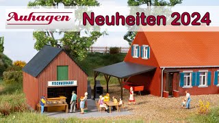 Auhagen Modellbahn Neuheiten 2024  Spur H0 und TT [upl. by Akayas]