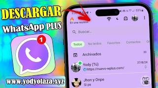 WHATSAPP PLUS 2024 ▷ última versión DESCARGAR APK Original ✅ [upl. by Ernie]