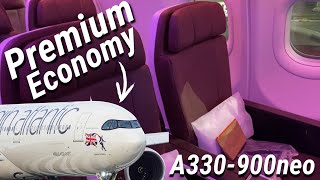 Virgin Atlantics A330900neo  New York to London in Premium Economy [upl. by Sanders]