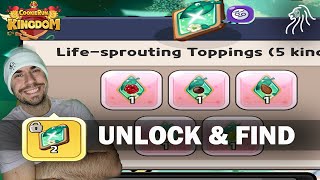 F2P How to Get Life Sprouting Resonant Toppings Guide  Cookie Run Kingdom [upl. by Buine]