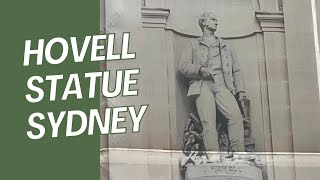 William Hovell statue Lands Department Building Sydney [upl. by Oirretna]