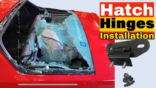 3rd gen Hatch Hinge installation Hawks Motorsports Hinges [upl. by Ritter]