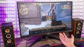 Lo que NADIE te dice sobre FREESYNC en MONITORES GAMER 144 Hz… [upl. by Aedni]