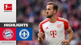 Kane with 56MGoal  FC Bayern München  Darmstadt 98 80  Highlights  Matchday 9 – 202324 [upl. by Stanford]