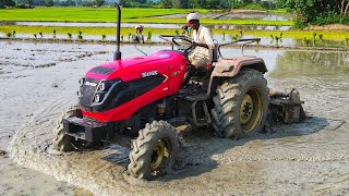 Solis 4515E tractor features in Tamil amp Performance in field  Come To Village [upl. by Ahsitra19]