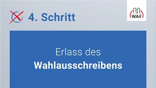 Erlass des Wahlausschreibens  Betriebsratswahl  Schritt 4 [upl. by Anneh]