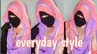 Everyday scarf style  easy scarf for girls [upl. by Forras]