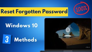 Windows 10 Password Reset Without Losing Data  Windows 1011 Forgotten Password Reset [upl. by Paxon]