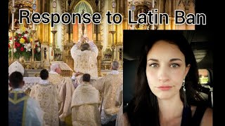 Reaction to Latin Mass ban from a Millennial Catholic [upl. by Animaj]