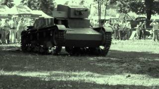 Pokaz czołgów 7TP i PzKpfw II Strefa Militarna 2012 [upl. by Pammy]