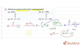 Which are related with Curtius rearrangement [upl. by Charity]