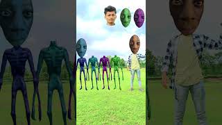 Green Red Purple black amp Blue Siren vs Me correct head matching new game magical video viral vfx [upl. by Adarbil]