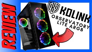 Kolink Observatory Lite PC Case Review  Budget Gaming PC Case [upl. by Ardelis40]