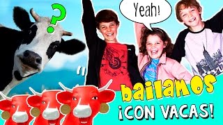 ¡¡BAILAMOS CON VACAS RETO Freestyle REALIDAD AUMENTADA ¡¡El que pierde se disfraza de vaca [upl. by Ehtnax856]