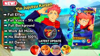 Script Skin Yin Jujutsu Kaisen Yuji Itadori  Full Effect Voice  Script Yin Jujutsu Kaisen Yin Jjk [upl. by Valsimot693]