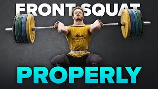 How To Front Squat with Perfect Form [upl. by Giffer]