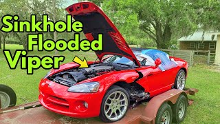 Does Our Flood Damaged Dodge Viper have a BAD Engine Heres what we found Inside [upl. by Durham]