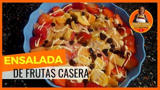 🍨 ENSALADA de FRUTAS RECETA CASERA 🍨 [upl. by Orelia]