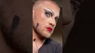 Violet chachki bearded make up makeup drag lgbtqia [upl. by Fassold]