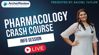 NCLEX Pharmacology Crash Course Info Session [upl. by Lleda]